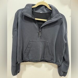 Lululemon Women's Gray Quarter-Zip Softstreme